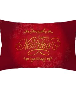 Kissenbezüge Länglich, weicher Weihnachtsdekoration Schneeflocken 30X50CM