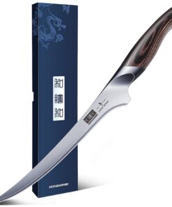 HOSHANHO Ultrascharfes Filetiermesser 23cm für Profis und Hobbyküchenchef | HOSHANHO Ergonomisches Filetiermesser 23cm