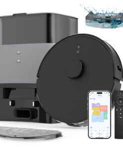 FIXR Saugroboter für Teppich und Tierhaare mit LiDAR Navigation und 180Min Laufzeit FIXR Saugroboter mit Wischfunktion u