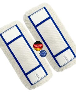 Hochwertiger Baumwoll Wischbezug 40 cm – Ideal für Holzböden – Waschbar bis 95 °C Hochwertiger Baumwoll Wischbezug 40