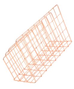 SHINEOFI 3 Metall Zeitschriftensammler für Büromaximal 30 Bücher klarer Bücherregal für Musikalben Tisch-Bücherständer m