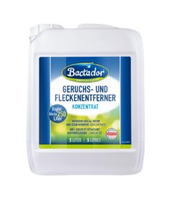 Bactador Enzymreiniger Konzentrat 5L - Geruchsentferner & Fleckenentferner - Fur Kater & Hunde - Porentiefe Reinigung -