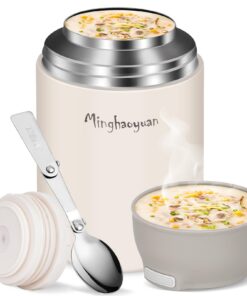 Thermobecher für Essen 800ml Edelstahl Warmhaltebehälter Mueslicup Thermobox