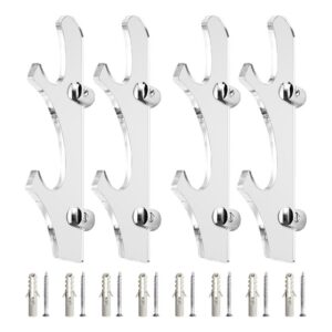 **2 Sets Acryl Lichtschwert Display Ständer für jedes Lichtschwert Schwert** | **2-stöckiger Schwert Ständer Klar Licht