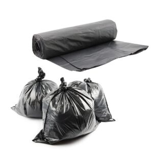 Enpack Müllsäcke 240L extra stark - für Garten und Hausmüll - Abfallsack XXL 110x125cm - Plastikbeutel in schwarz - 100
