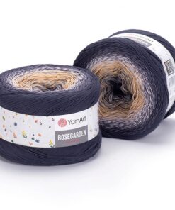 YarnArt RoseGarden Baumwollkuchengarn 100% Baumwolle 323 m 250 g Ideal für DIY-Projekte
