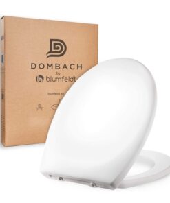 Dombach® Kaiana Premium Toilettendeckel Weiß Oval Antibakteriell Softclose