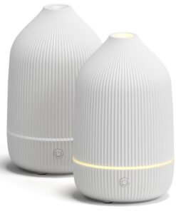 SALUBRITO Ultraschall Aromatherapie Diffuser 2er-Pack für Zuhause und Büro