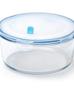 NUTRIUPS 2,8L Rund Frischhaltedosen Mit Deckel Für Große Meal Prep Anpassung | NUTRIUPS 2,8L Glasbehälter Mit Deckel Id
