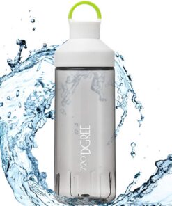 720°DGREE twinBottle Trinkflasche 700ml - Deine 2-Wege-Wasserflasche - Ideal für Gym, Fitness & Büro - Auslaufsicher & B