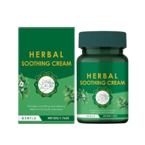 Kräuter Massage Balm, Pflanzliche Beruhigende Creme, Wellness-Balsam zur Hautpflege für Nacken & Schulter (1)