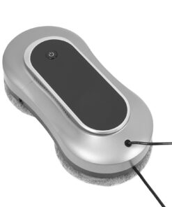 Fensterputzroboter Elektrisch mit Fernbedienung, Automatischer Fensterreiniger, 10x Stück Lappen (Silbergrau) Elektris
