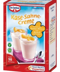 Dr. Oetker Professional Käse-Sahne-Dessertcreme für Konditorinnen und Hobbykochinnen bei Dessertmachenierung und Geburts