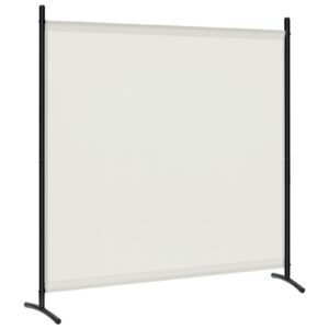 WOLTU Sichtschutzwand für Outdoor-Räume 180x177 cm | WOLTU freistehender Raumteiler Paravent Creme | WOLTU Sichtschutz