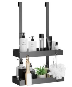 Pickpiff Duschregal Ohne Bohren Zum Hängen In Badezimmer Mit 4 Haken Edelstahl 55.5x31.5x10.5 cm Pickpiff Duschablage