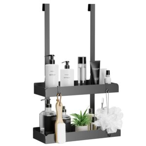 Pickpiff Duschregal Ohne Bohren Zum Hängen In Badezimmer Mit 4 Haken Edelstahl 55.5x31.5x10.5 cm Pickpiff Duschablage