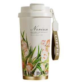 EACHPT Kaffeebecher to go - Thermobecher Isoliert Edelstahl 500ml, für heiße und kalte Getränke, Doppelwand Isolierung