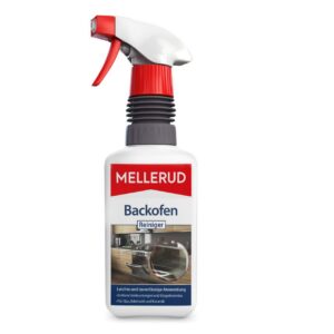 MELLERUD Backofen Reiniger | Effizientes Spray | Familiärer Gebrauch | Outdoor & Küche | Bunte Farben entfernen, Eingebr