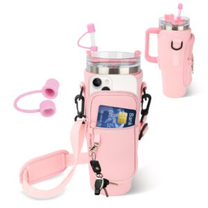 Sahunfri Tasche für Stanley Cup 40 oz (Pink) Sahunfri Verstellbarer Gurt Tasche für Stanley Cup 40 oz (Pink) Sahunfr