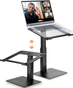 Supamir Laptop Ständer Höhenverstellbar für Schreibtisch, perfekt für DJ, Kompakter Stehpult-Auswahl, kompatibel mit Mac