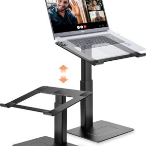 Supamir Laptop Ständer Höhenverstellbar für Schreibtisch, perfekt für DJ, Kompakter Stehpult-Auswahl, kompatibel mit Mac