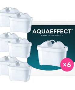 ISINLIVE 8 Pack Wasserfilter Kartusche für AQUAEFFECT MAX+ - Kompatibel mit BRITA Filterkartuschen Oval Kanne | ISINLIV