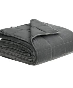 WOLTU Gewichtsdecke 11kg für Erwachsene - Anti Stress & Besserer Schlaf - Mikrofaser, Cashmere Feeling, Global Recycled