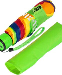 iX-brella Mini Kinderregenschirm Safety Reflex extra leicht - Regenbogen