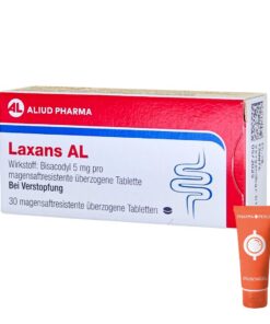 Laxans Al 30 St. Tabletten Abführmittel gegen Verstopfung - Sparset mit Pharma Perle -für Erwachsene- zu Hause verwenden