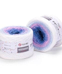 YarnArt RoseGarden Baumwollkuchengarn - 100 % Natur Baumwolle, 1 Knäuel, 250 g