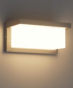 Klighten IP65 Wasserdichte LED Außenwandleuchte, perfekt für Terrassen und Gärten | Klighten 3000K Rechteckige IP65 Wan
