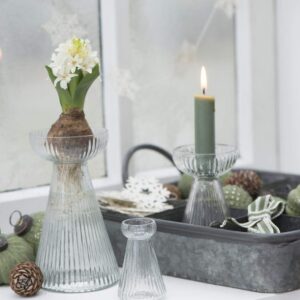 IB Laursen - Kurze Stabkerze - Olivefarben - fürs Zuhause - 1 Stück