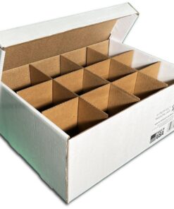 Einmachgläset-set aus Karton 3 Boxen x 12 Gläser (473 ml) – normale/breite Öffnung – ohne Klebeband – stapelbar – für Ha