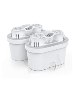 FRIZZLIFE FPT01 Wasserfilterkartuschen-Set für FP40 Filterkrug und T900 Aufischtfilter System (2 Stück) - Ersetzt das Al