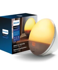 Philips Wake-up Light - Tageslichtwecker mit FM Radio und Sonnenaufgangsfunktion HF3519/01
