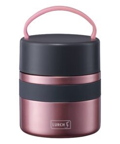 LURCH Iso-Pot |0 500ml rosegold - doppelschichtiger Edelstahl-Thermo-Speisebehälter für heiße und kalte Speisen