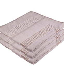 Clinotest 3er Set Frottee-Badvorleger Weich, Saugfähig & Schnell Trocknend – 80% Baumwolle, 20% Polyester | Ideal für Du