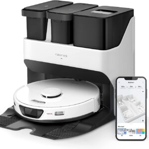 Roborock S7 Max Ultra Saugroboter mit selbsttrocknender Station und aktivem Hinderniserkennung (5500 Pa, appgesteuert)