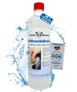 PandaCleaner Ultraschallreiniger Konzentrat für Brillen - Hochwertig, sicher und wasserfest - 1L Konzentrat