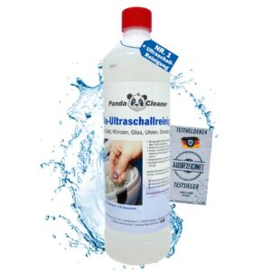 PandaCleaner Ultraschallreiniger Konzentrat für Brillen - Hochwertig, sicher und wasserfest - 1L Konzentrat