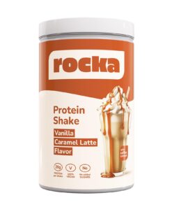 Rocka Nutrition Protein Shake | Pflanzliches Protein Pulver mit 20 g Protein pro Portion | No Whey (1000 g, Vanilla Cara