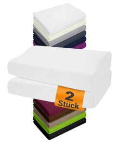 2er Pack Spannbezüge für Gesundheitskissen Größe S 30-35 x 45-50 cm weiß 1450.2049