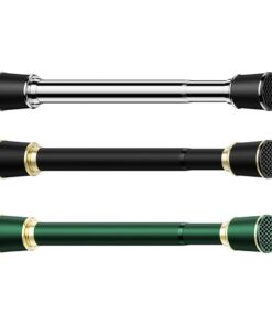 Gardinenstange Ohne Bohren, 40-500cm, Ø33mm Metall, Teleskopstange - Extra Lange Kleiderstange Duschvorhangstange Für Fe