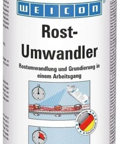 WEICON Rostumwandler 400 ml - Neutralisiert Rost und stoppt Korrosion für Metallteile und Werkzeuge