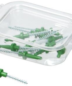12 Ersatzbürsten Set, mittelgroß, Grün für Haare | Haarspülvorrichtung 12 Ersatzbürsten Set, mittelgroß, Grün | 12 Ersa