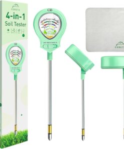 CUBETA Boden-Feuchtigkeitsmessgerät 4-in-1 für Pflanzen und Gartenarbeit