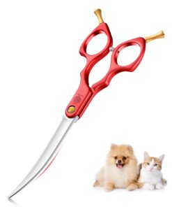Purple Dragon 6 Zoll Fellschere Für Hunde und Katze Ultraleicht Weltraum Aluminium Griff
