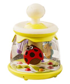 Suction Spinner Toys - Rotierende Kinderdruck-carousel-Spielzeug, leichte Entwicklungsanregendes Spielzeug für Jungen un
