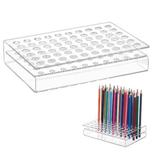 PandaHall 510 Wagen Kartuschenständer, Aroma-Kartuschenhalter, Büro-Organizer, 60 Löcher, Zuhause und Büro, 19,1 x 13,2