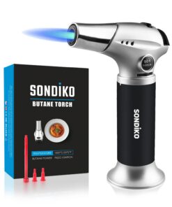 Sondiko Küchenbrenner S901 - Nachfüllbarer Lötbrenner für die Küche mit Sicherheitsschloss | Sondiko Küchenbrenner S901